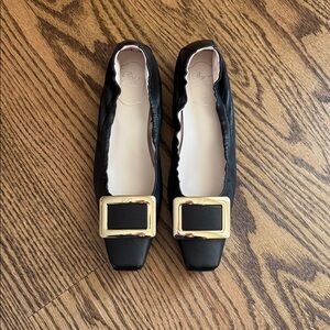 Roger Vivier Black Ballet Flats